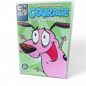 Cartoon Network Courage the Cowardly Dog DVD - Pink and Green
